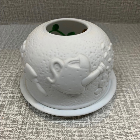 Vintage Dome Fairy Light Lithophane Porcelain Hand Painted - Picture 9 of 12